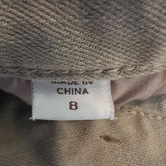 Women’s Coldwater Creek Tan Cropped Denim Jeans cuffed - Picture 5 of 6